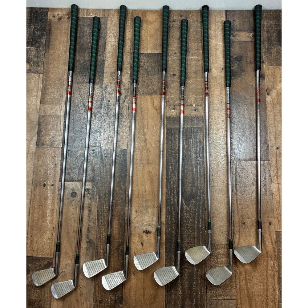 Slazenger Ben Hogan +1 Bounce Sole Iron Set 3-SW Mens Silver Good 9pc Vintage